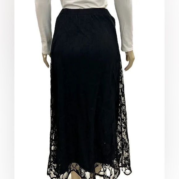 DEVORAH'S SECRET Modest Skirt Black Lace - Picture 4 of 4
